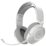 Corsair HS35 v3 Wireless bílá / Herní sluchátka s mikrofonem / 2.4 GHz / Bluetooth / Dolby Atmos / 30h výdrž (CA-9011402-WW)