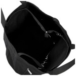 Trendy textilní dámská kabelka na rameno Bellinda, černá