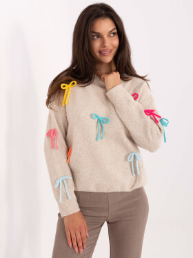 Jumper PM SW SC82.41 světle béžový jedna velikost
