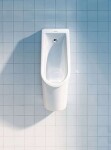 DURAVIT - Starck 3 Pisoár, zadní přívod vody, Rimless, s WonderGliss, alpská bílá 08272500001