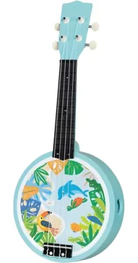 GOKI Dřevěné dětské banjo