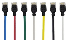 Mercodan CAT6a SLIM UTP patch kabel 2 m / Síťový kabel / U/UTP / RJ-45 (371924020)