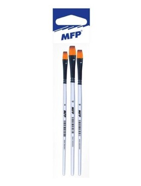 Štětec synthetic plochý - set 3 ks (8, 10, 12)