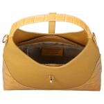Luxusní dámská kožená kabelka do ruky Elizaveta, žlutá