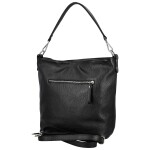Trendy dámská kožená kabelka na rameno Alyssa, černá