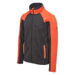 Pánská mikina Polar Monar M 92800621574 šedo-oranž - Hi-Tec XXL