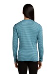 ICEBREAKER Mens 200 Oasis LS Crewe, Topaz/Undyed/S (vzorek) velikost: M