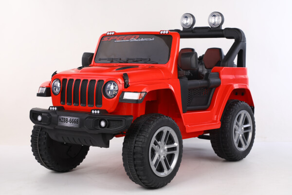 Mamido Elektrické autíčko SPEED 2.0 - 4x4 červené | 180W | EVA | LED | 2,4Ghz | ECO kůže | 12V7Ah