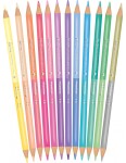 Colorino Colorino, 87737PTR, sada půlených pastelek, pastelové odstíny, 12 ks/24 barev