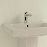 VILLEROY & BOCH - Subway 2.0 Umyvadlo s přepadem, 60x47 cm, s Ceramicplus, pergamon 711360R3