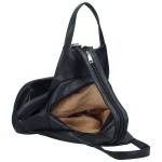 Stylový dámský koženkový batůžek Vayos, tmavě modrý