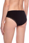 Dámské kalhotky BIKINI L-1549BI XXL černo-prachově růžová XXL