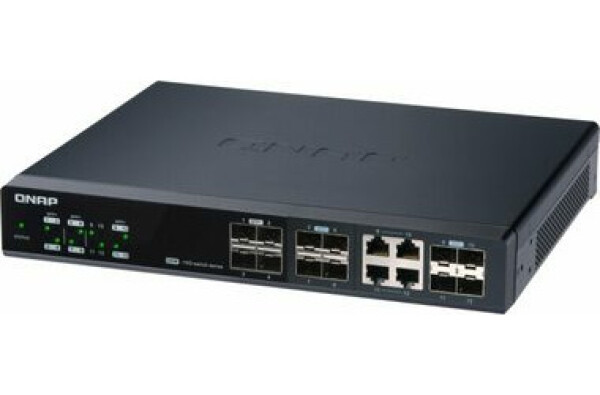 QNAP QSW-M1204-4C / Desktop Switch / 8x 10GbE SFP+ / 4 x 10GbE SFP+ RJ45 kombo / Qos / VLAN (QSW-M1204-4C)