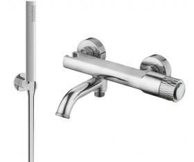 MEXEN/S - Diamond R70 SET vanová baterie se sprchou, chrom 7153R70-00