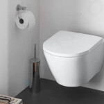 DURAVIT - D-Neo Závěsné WC se sedátkem SoftClose, Rimless, bílá 45880900A1