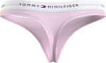 Dámská tanga LOGO WAISTBAND THONG UW0UW03835TOG světle růžová Tommy Hilfiger