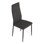 Jídelní židle, šedá, látka, DCL-V5031 GREY2