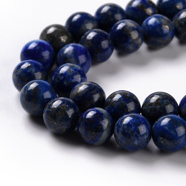 Přírodní lapis lazuli - třída A - ∅ 8 mm - 1 ks