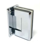 Pant pro saunové celoskleněné dveře (sklo/zeď), lesklý chrom