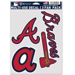 Samolepka Atlanta Braves MLB Multi-Use Set (3 ks)% 1 ks