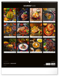 Nástěnný kalendář 2026 NOTIQUE - Gourmet, 48 x 56 cm
