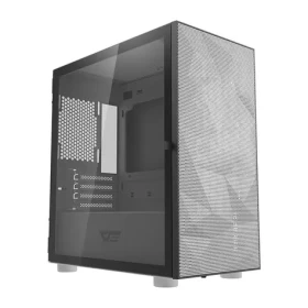 DarkFlash DLM21 bílá / mATX / bez ventilátorů / 3x USB-A / průhledná bočnice / bez zdroje (DLM21 WHITE)