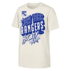Outerstuff Dětské tričko New York Rangers NHL Action Comics Ss Tee Velikost: Dětské S (122 – 134)