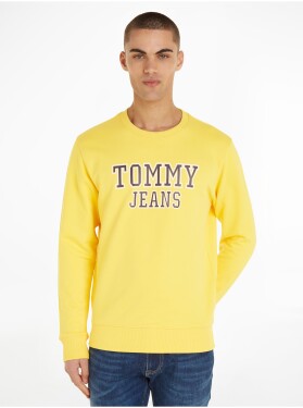 Žlutá pánská mikina potiskem Tommy Jeans Entry Graphi Pánské