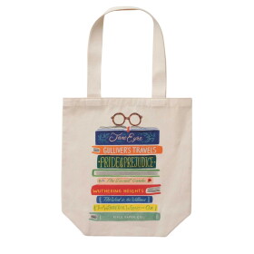 Rifle Paper Co. Plátěná taška Tote Book Club, přírodní barva, textil