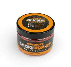 Mikbaits Pop-Up Smoke Mango Butyric / Plovoucí boilie / 14mm / 150ml (MC0190)