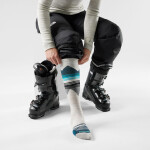 Dámské merino lyžařské ponožky SMARTWOOL Women's Ski Targeted Cushion Pattern OTC, Ash velikost: 42-45 (L)