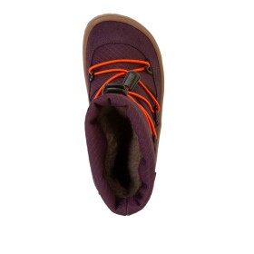 Dívčí zimní barefoot boty TEX TRACK WOOL Purple G3160251-4 - 34