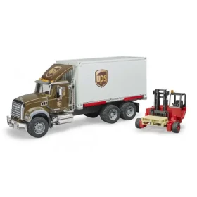 Bruder 02828 Mack Granite UPS s vysokozdvižným vozíkem / 1:16 / od 4 let (02828)