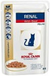 Royal Canin VD Feline Renal 12x85g hovězí kapsa