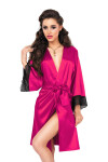 DKaren Housecoat Nikola Dark Pink tmavě růžová