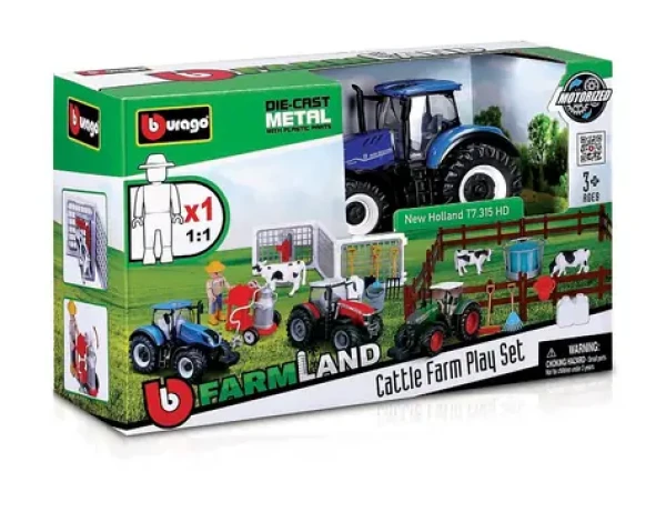 Bburago FARMLAND Set Farma s traktorem