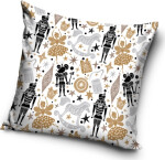 Povlak na polštářek Louskáček a Zlaté Vánoce