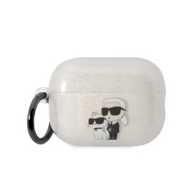 Karl Lagerfeld Airpods Pro 2 cover Gliter Karl&Choupette KLAP2HNKCTGT