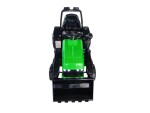 Mamido Dětský elektrický traktor s radlicí zelený