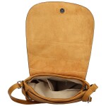 Trendy dámská crossbody s velkou klopou Rashida new, žlutá