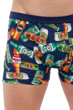 Pánské boxerky 280/236 Tatoo Bottles - CORNETTE tmavě modrá M