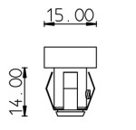 Cariitti CR-07, fitinka chrom/čirá, 6x C1532641L