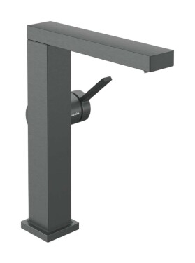 HANSGROHE - Tecturis E Umyvadlová baterie s výpustí Push-Open, CoolStart, EcoSmart+, kartáčovaný černý chrom 73060340