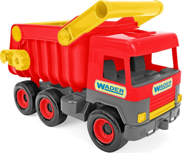 Middle Truck sklápěčka - červený - Wader