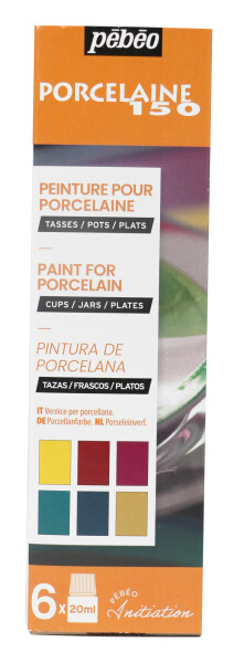 Pébéo Porcelaine 150 756472 Sada II. 6 x 20 ml
