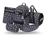 BAAGL SET 5 Skate Kuromi Black / Školní set / batoh, penál, sportovní taška, ledvinka, obal na notebook / GRS