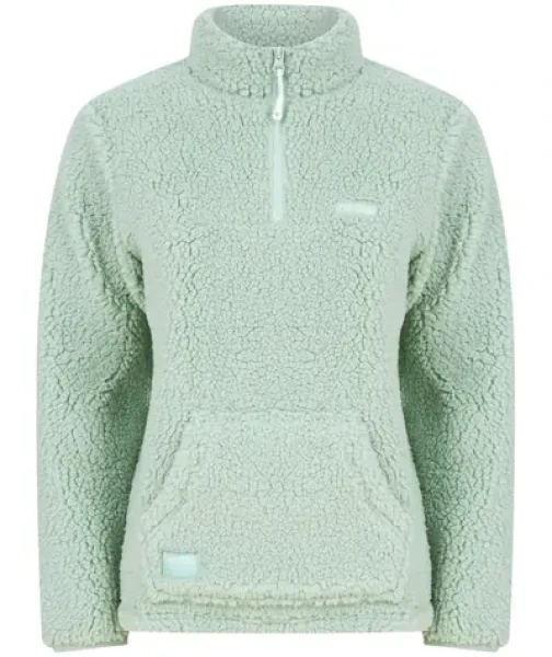 Navitas Mikina Womens Sherpa Pullover Light Green 2XL (NTTH4637-2XL)