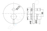 PAFFONI - Light Baterie pod omítku pro 2 spotřebiče, kartáčovaná zlatá LIGBOX015HGSP/M