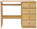 KLASA-NÁBYTEK.cz Psací stůl PS1103 - borovice - hl. 55 cm