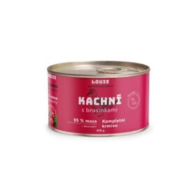 Louie konzerva Kachní s brusinkami Hmotnost: 200g